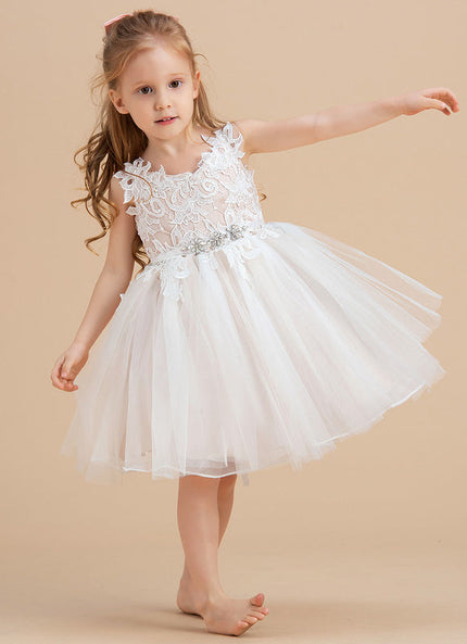 Robe Ceremonie Fille Broderie Anglaise