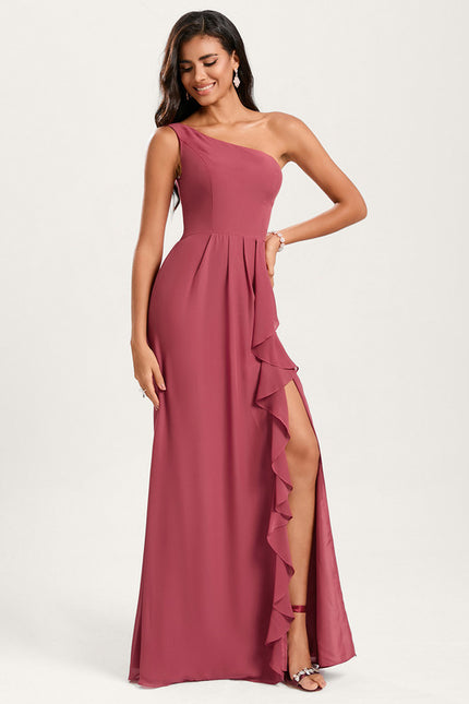 Robe Cérémonie Asymétrique Fluide - gallery 2