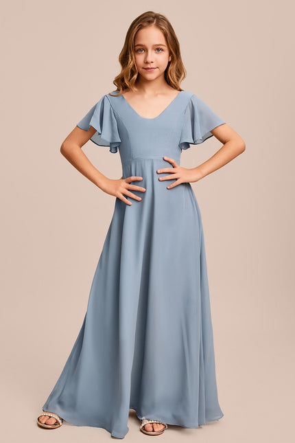 Robe Cérémonie Longue Vert Deau - gallery 2