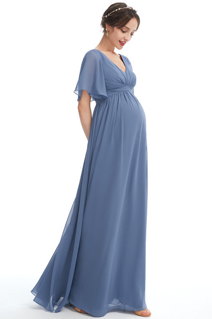 Robe Cérémonie Fluide Maternité - gallery 3