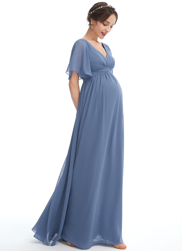 Robe Cérémonie Fluide Maternité - gallery 3