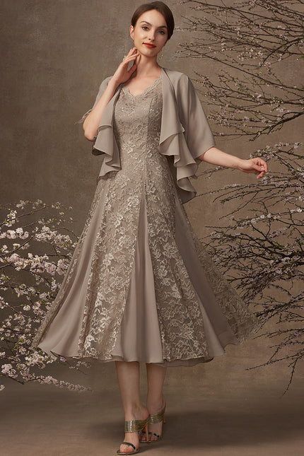 Robe Cérémonie Dentelle Marine - gallery 6
