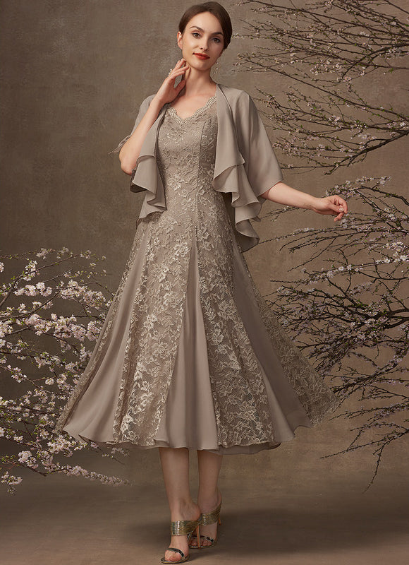Robe Cérémonie Dentelle Marine - gallery 6