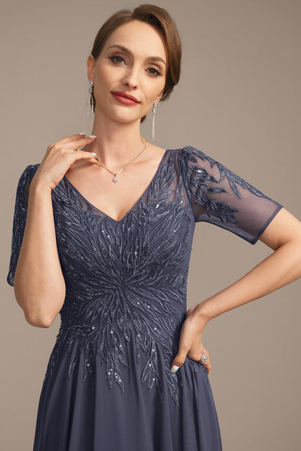 Robe Cérémonie Dentelle Perles - gallery 2