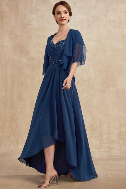 Robe Cérémonie Ajourée Marine - gallery 1