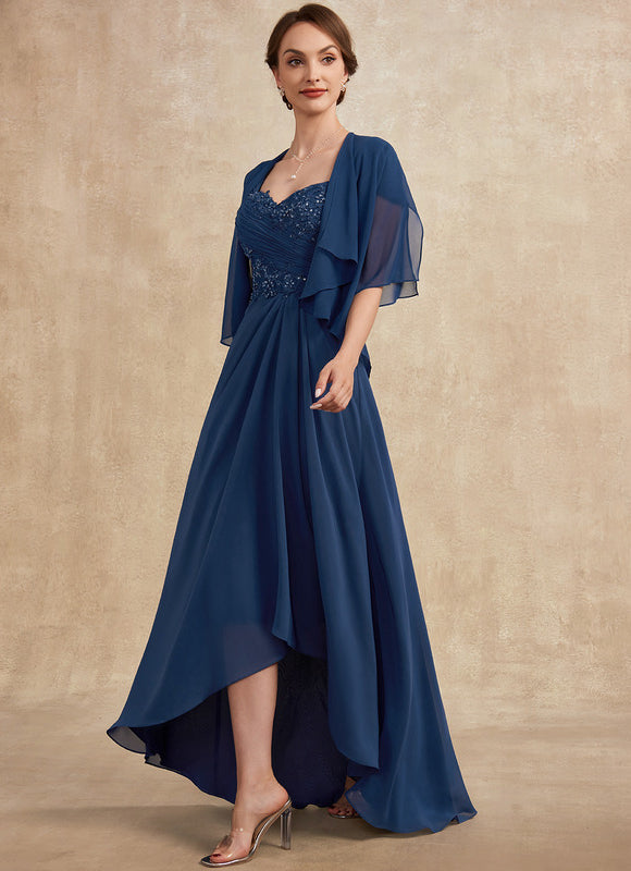 Robe Cérémonie Ajourée Marine - gallery 1