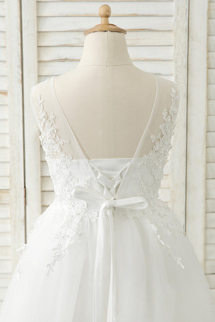 Robe Cérémonie Tulle Navy Floral - gallery 8