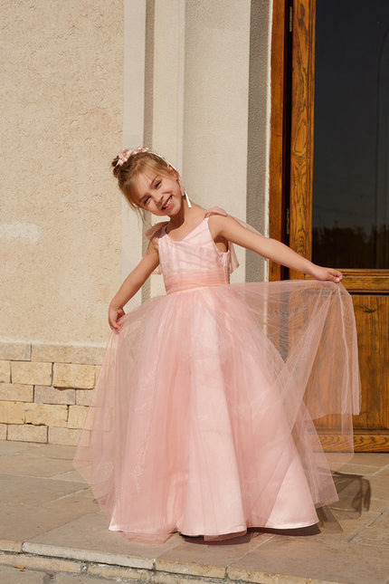 Robe Cérémonie Tulle Enfant - gallery 3