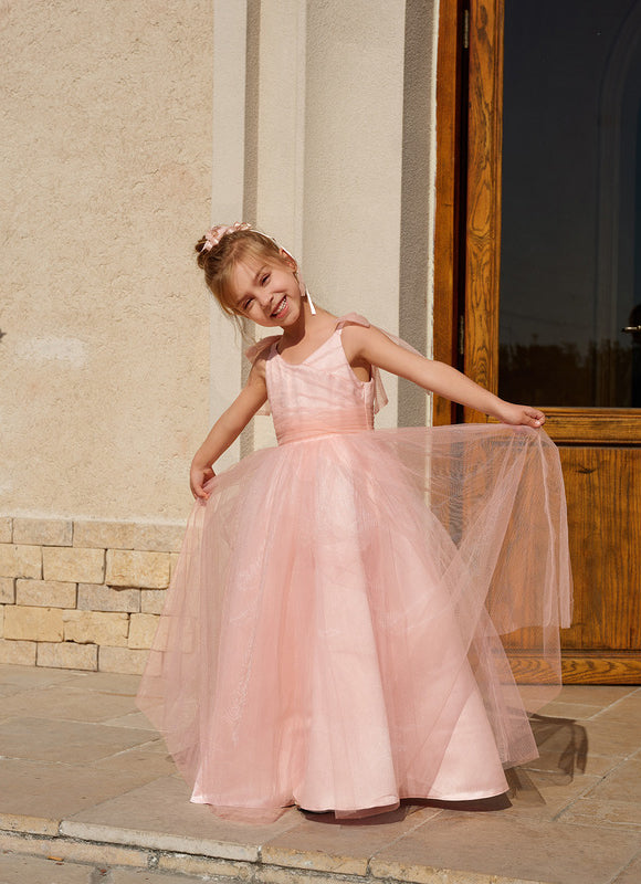 Robe Cérémonie Tulle Enfant - gallery 3