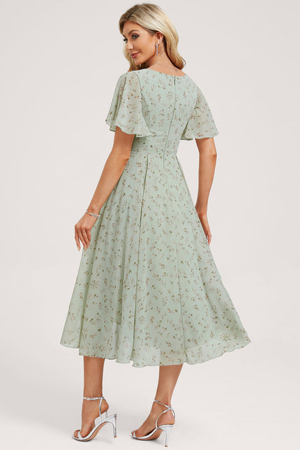 Robe Cérémonie Fluide Marine Élégante - gallery 4