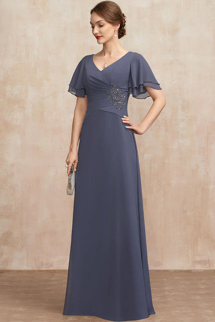 Robe Cérémonie Violette Fluide - gallery 2