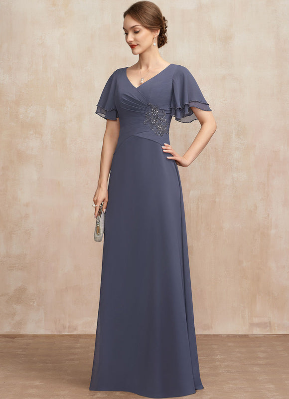 Robe Cérémonie Violette Fluide - gallery 2