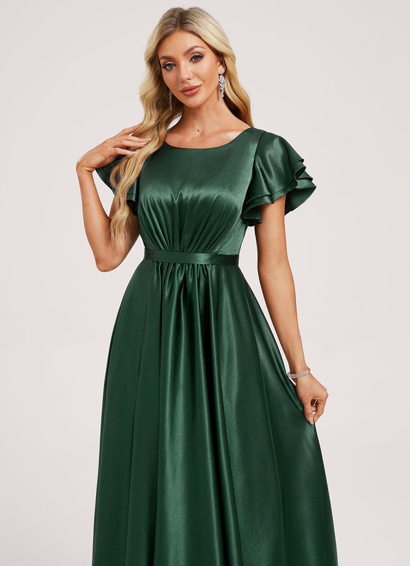 Robe Cérémonie Demoiselle Dhonneur Émeraude - gallery 3