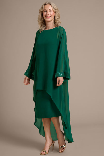 Robe Ceremonie Vert Bouteille - gallery 3