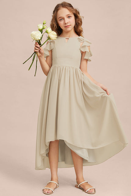 Robe Cérémonie Mousseline Marine - gallery 1