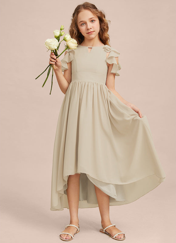 Robe Cérémonie Mousseline Marine - gallery 1