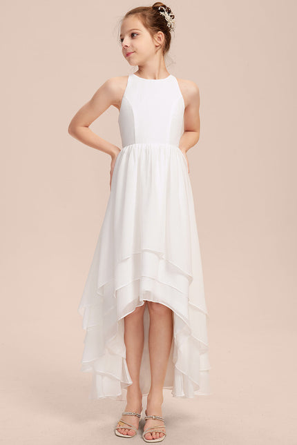 Robe Cérémonie Mousseline Marine - gallery 1