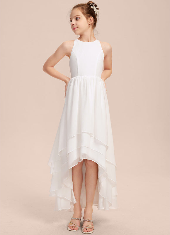 Robe Cérémonie Mousseline Marine - gallery 1