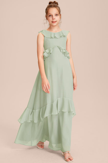 Robe Cérémonie Volants Bordeaux - gallery 4