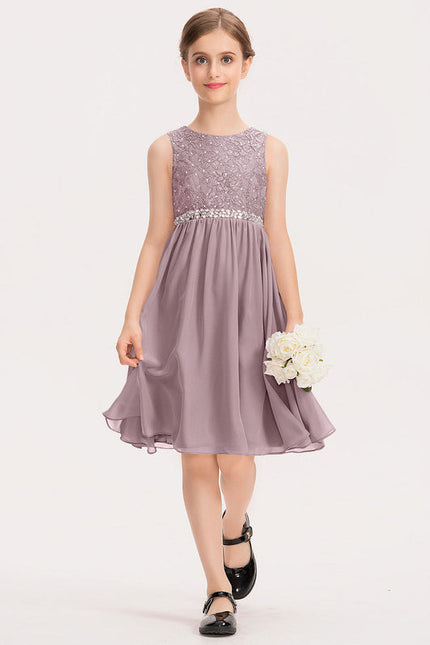 Robe Cérémonie Lilas Élégante