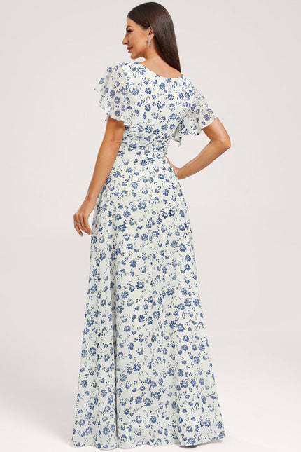 Robe Cérémonie Longue Volants Rose - gallery 4