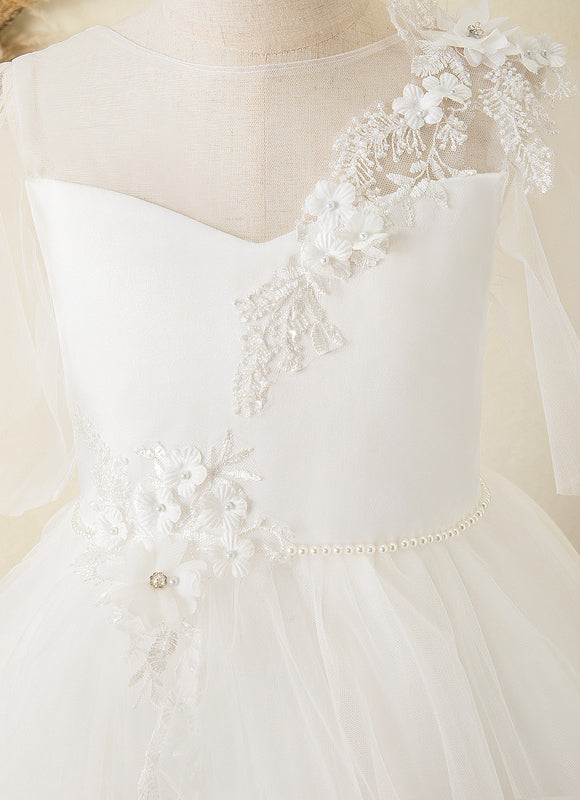 Robe Ceremonie Blanche Pas Cher - gallery 4