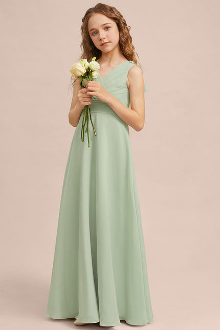 Robe Cérémonie Longue Vert Deau - gallery 5