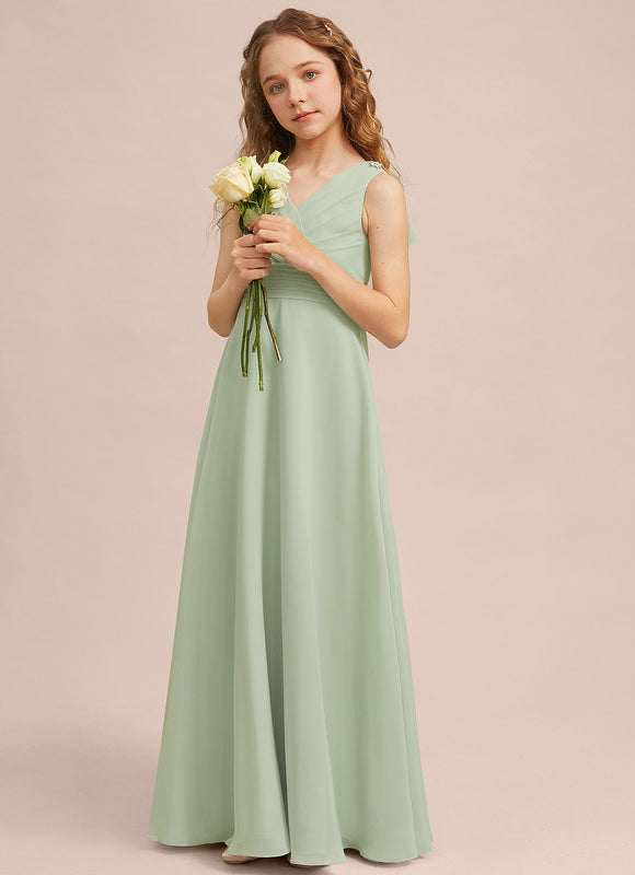 Robe Cérémonie Longue Vert Deau - gallery 5