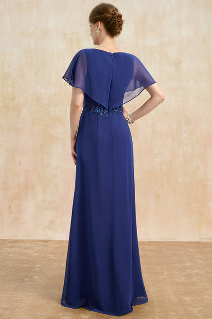 Robe Cérémonie Vaporeuse Bleu - gallery 5