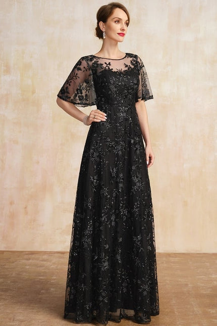 Robe Cérémonie Noire Élégante - gallery 4