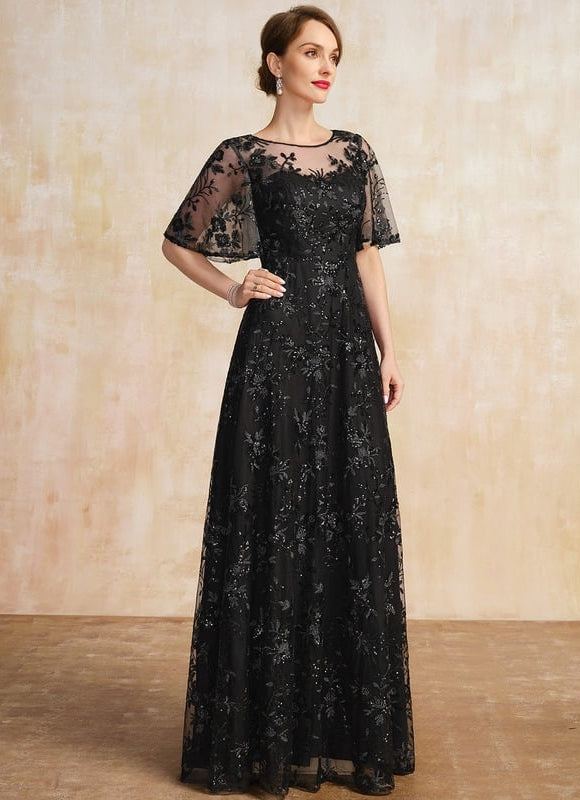 Robe Cérémonie Noire Élégante - gallery 4