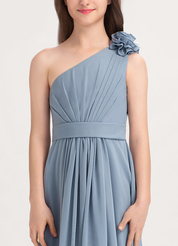 Robe Cérémonie Bleu Poudré Chic - gallery 2