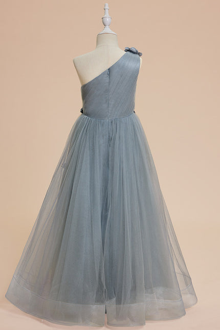 Robe Cérémonie Florale Asymétrique - gallery 2