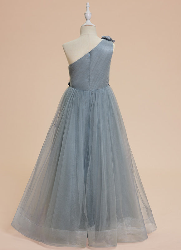 Robe Cérémonie Florale Asymétrique - gallery 2