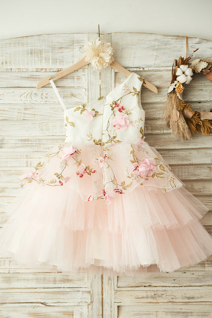 Robe Cérémonie Fleurs Poudrées - gallery 3
