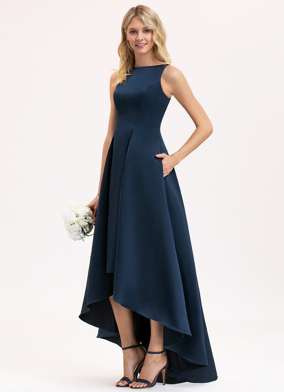 Robe Cérémonie Satinée Céleste - gallery 3