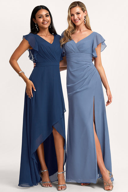 Robe Cérémonie Longue Volants Rose - gallery 6