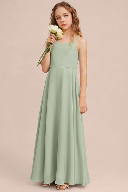 Robe Cérémonie Longue Vert Deau