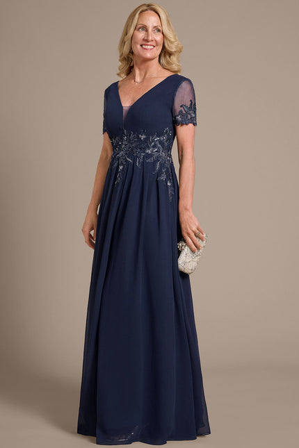 Robe Cérémonie Élégante Appliquée - gallery 4