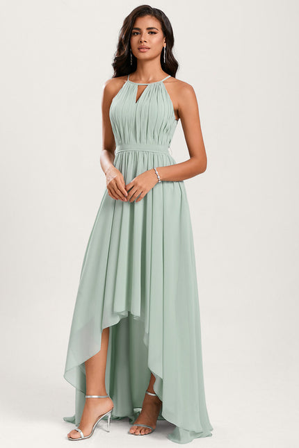 Robe Cérémonie Mousseline Asymétrique - gallery 2