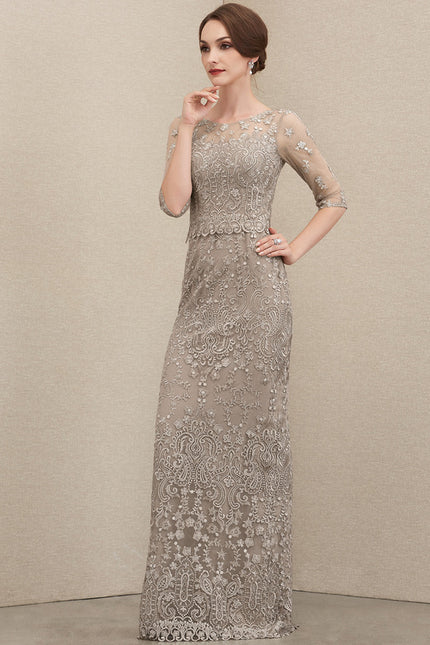 Robe Longue Ceremonie Beige - gallery 6