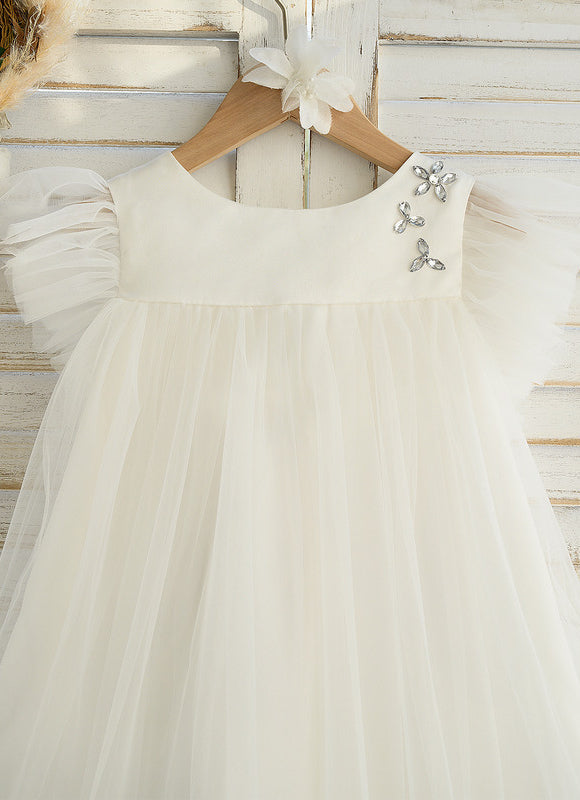 Robe Cérémonie Nuageuse Écrue - gallery 2