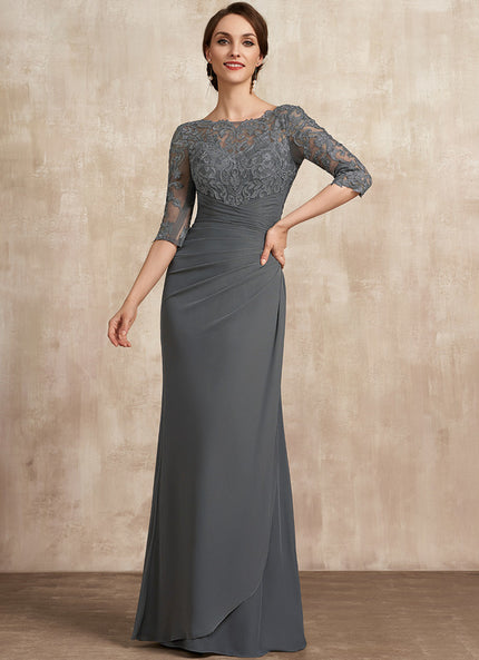 Robe Cérémonie Gris Élégant