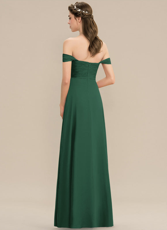 Robe Cérémonie Élégante À Décolleté - gallery 2
