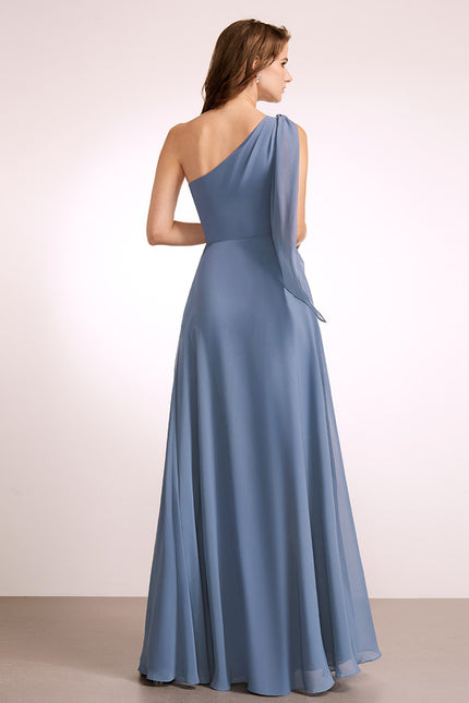 Robe Cérémonie Mousseline Rose Pâle - gallery 1