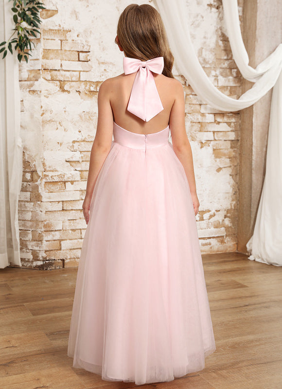 Robe Cérémonie Tulle Rose - gallery 1