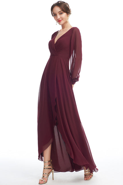 Robe Cérémonie Fluide Marine Élégante - gallery 2