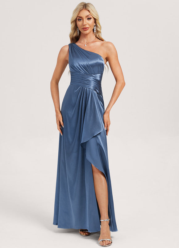 Robe Cérémonie Fluide Satinée