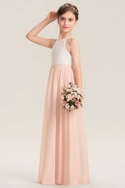 Robe Cérémonie Longue Rose Douce - gallery 4