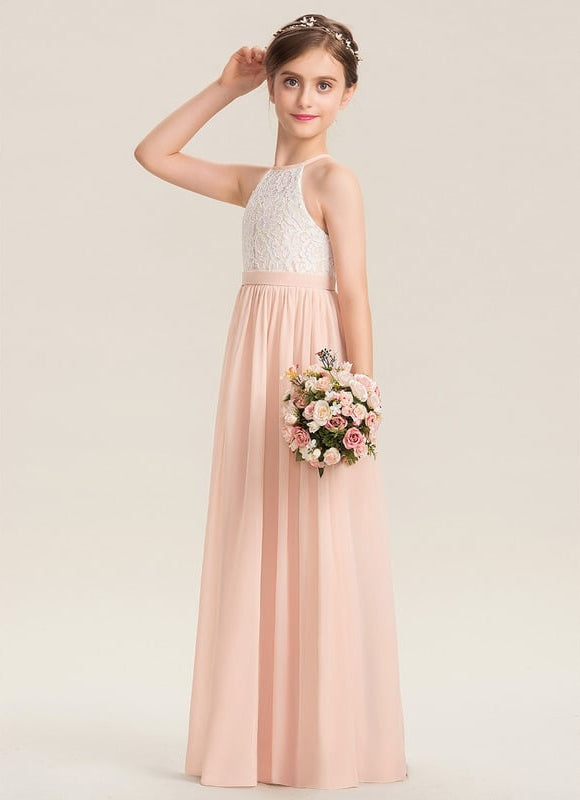 Robe Cérémonie Longue Rose Douce - gallery 4